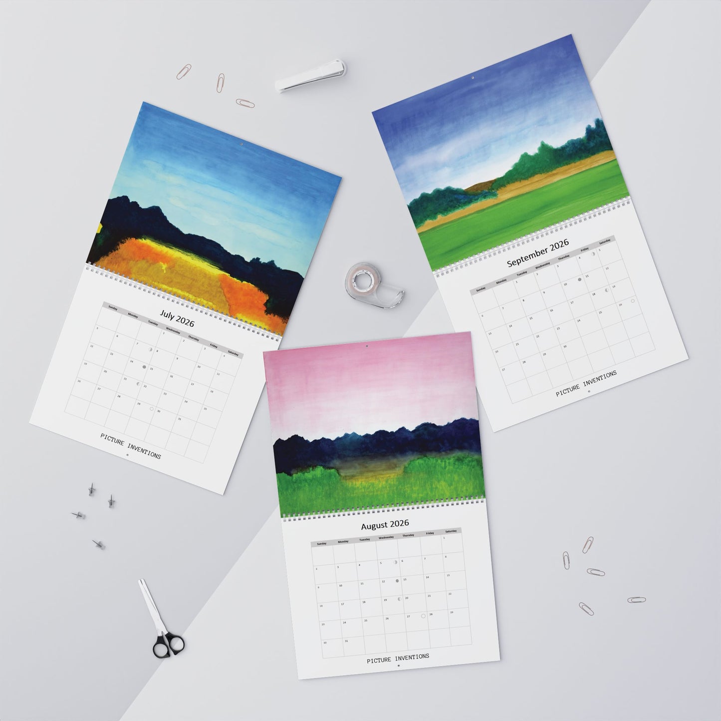 Picture Inventions 2026 Calendar