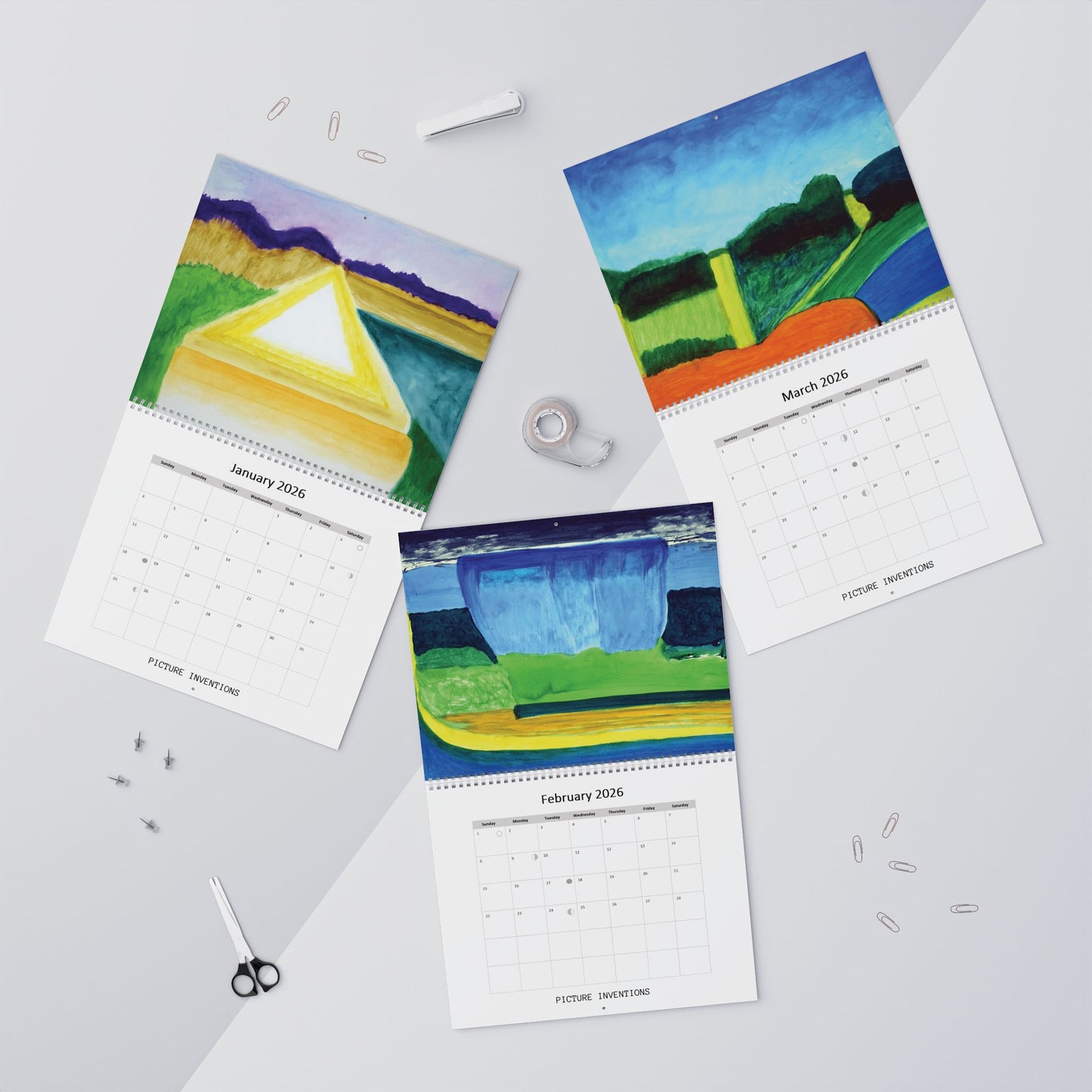 Picture Inventions 2026 Calendar