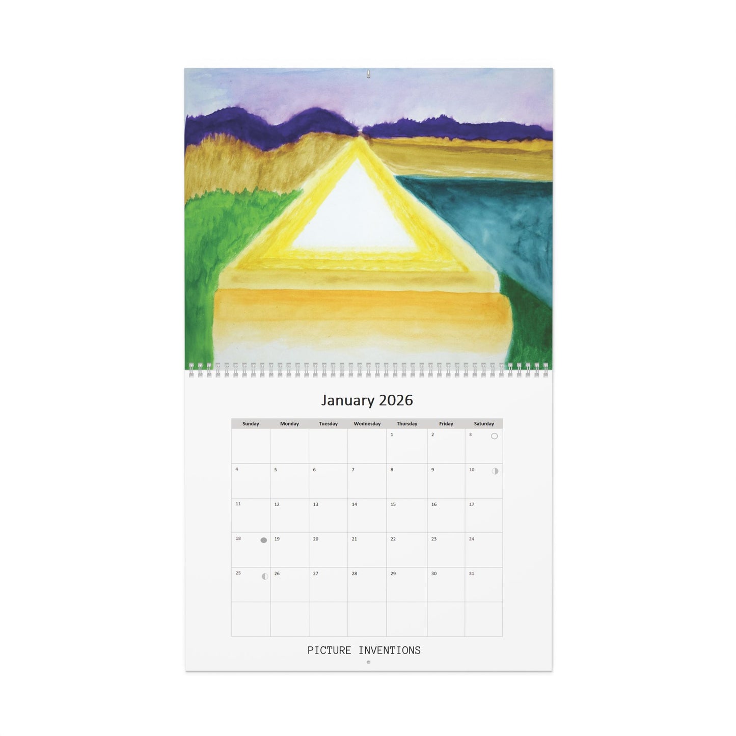 Picture Inventions 2026 Calendar