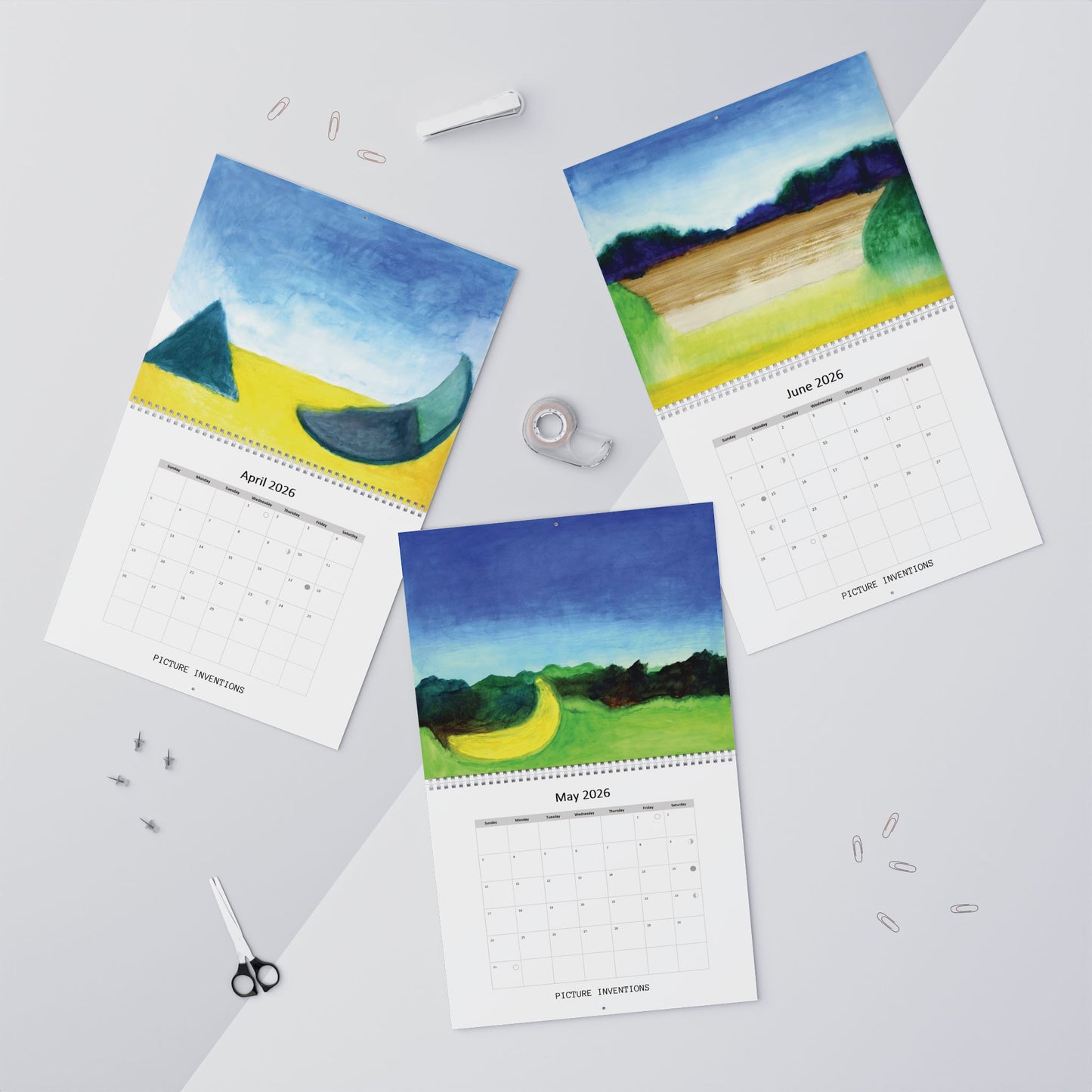 Picture Inventions 2026 Calendar