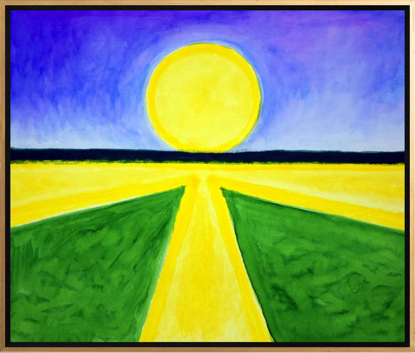 Framed Canvas Print Ankh 10349