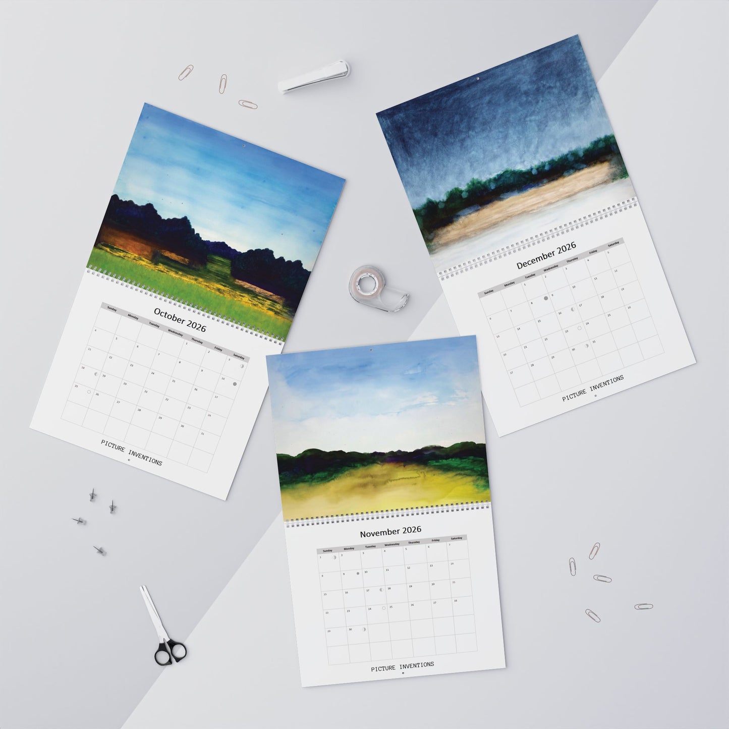 Picture Inventions 2026 Calendar