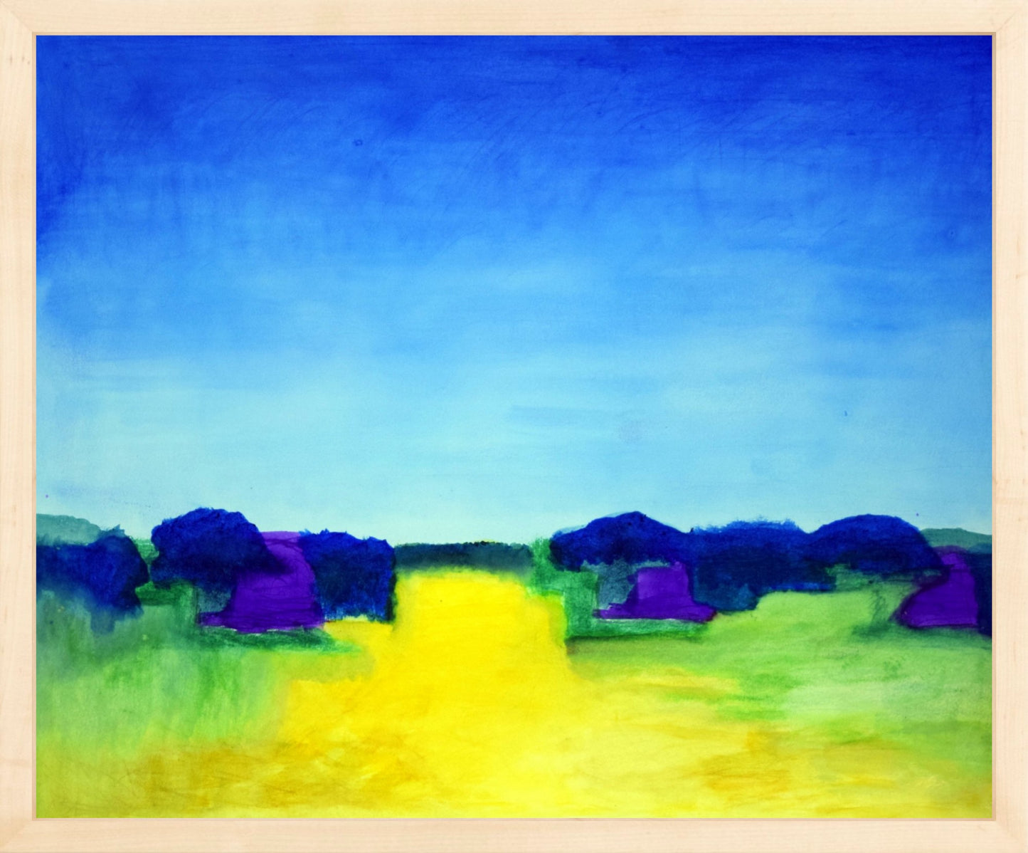 Framed Paper Print Sapphire 10106