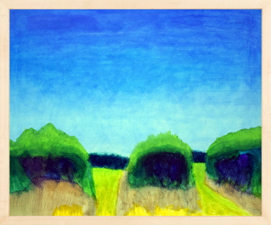 Framed Paper Print Piano 10229